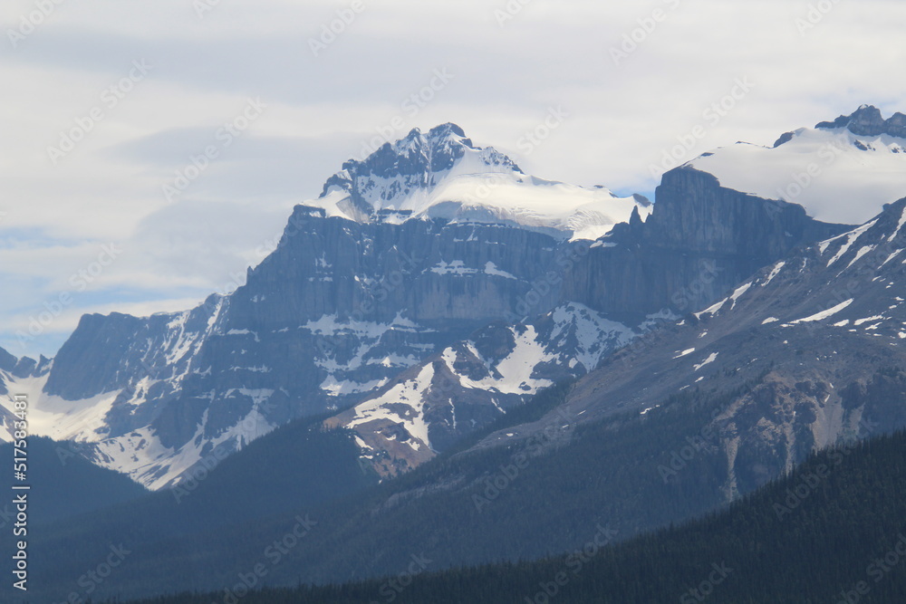 Snow Mountain Tops, Banff National Park, Alberta