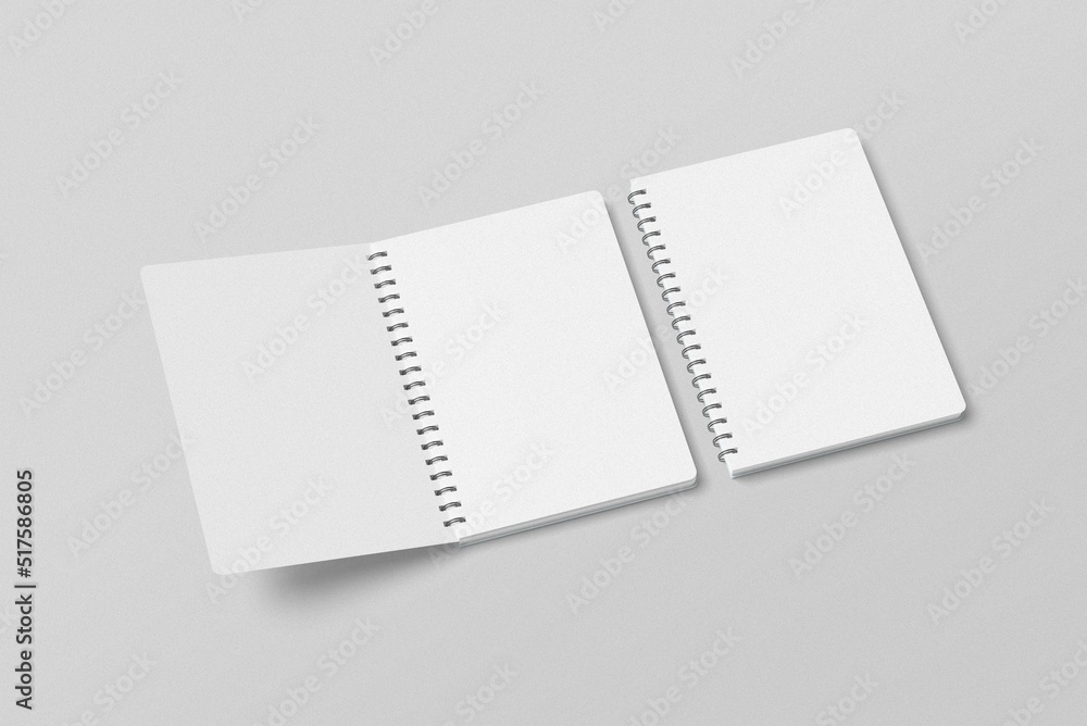 Ringed notebook mockup Ringed notebook mockup