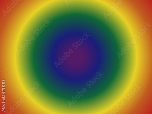 gradient rainbow but in circle