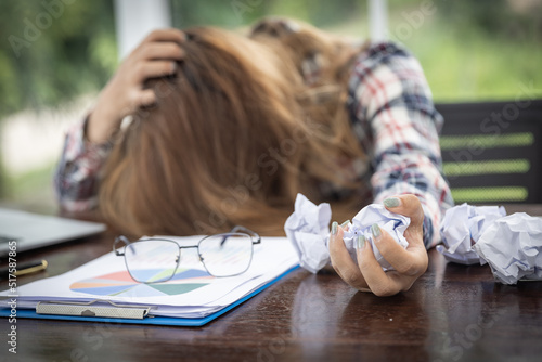 Foto Concept Burnout Syndrome