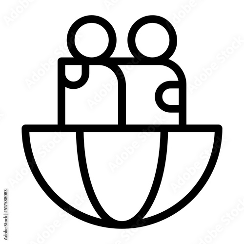 friends line icon
