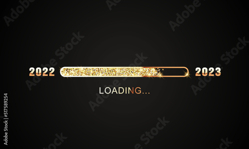 2023 Happy New Year Background Design. Greeting Card, Banner, Poster. Vector Illustration.