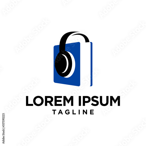 Book audio vector design illustratio 