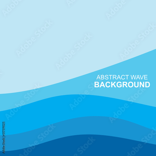Ocean Waves Background Logo Design, Vector Art Icons, In pastel colors