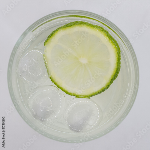 cocktail gin and tonic in a glass