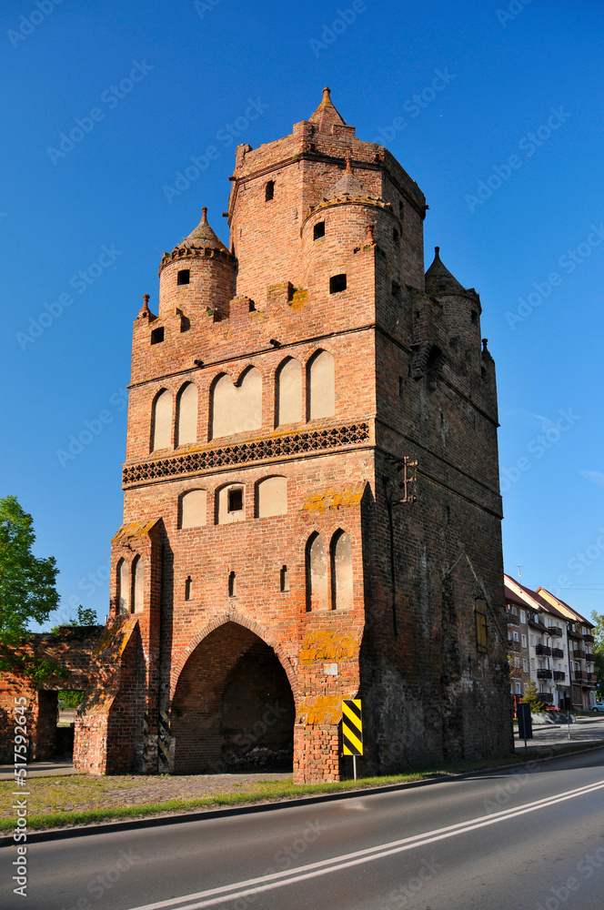 Swiecka Gate in Chojna, West Pomeranian voivodeship, Poland