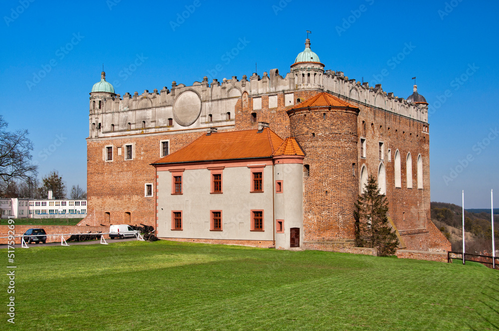 Teutonic Knights Castle from XIII/XIV century, Golub-Dobrzyn, Kuyavian-Pomeranian Voivodeship, Poland.