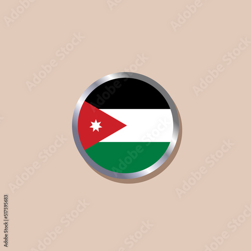 Free Download Illustration of Jordan flag Template - GFXLoad