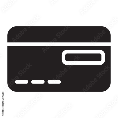 credit card payment glyph icon © Barudak Lier