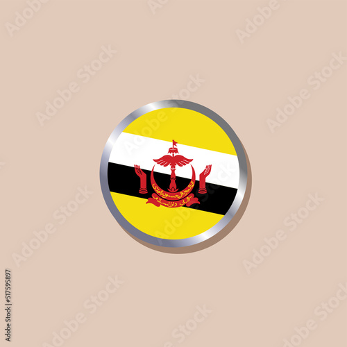Free Download Illustration of Brunei flag Template - GFXLoad
