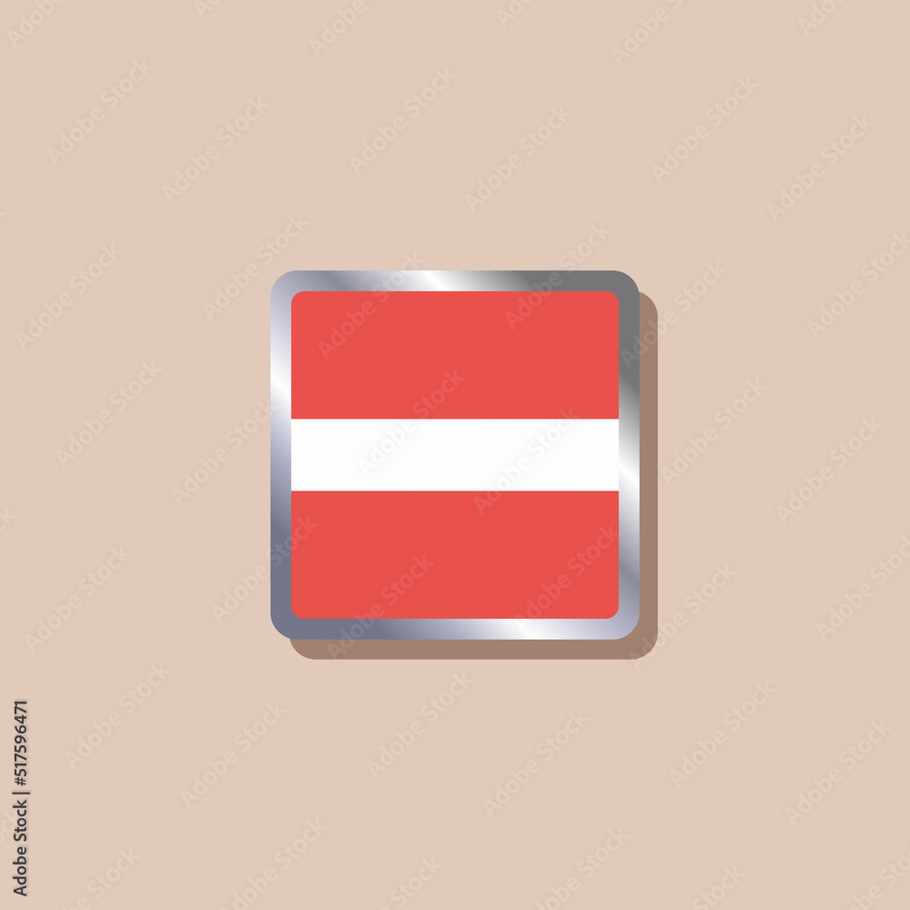 Illustration of Latvia flag Template Illustration of Latvia flag Template