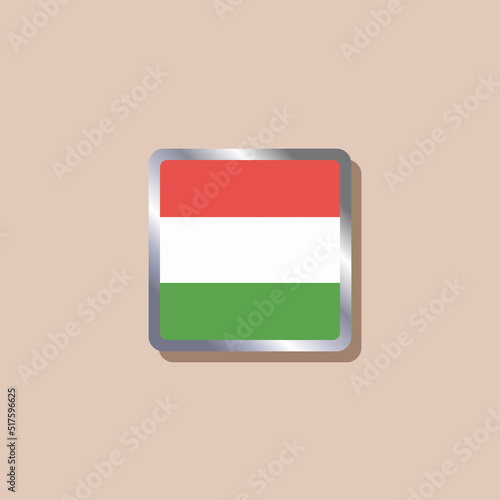 Illustration of Hungary flag Template Free Download Illustration of Hungary flag Template - GFXLoad