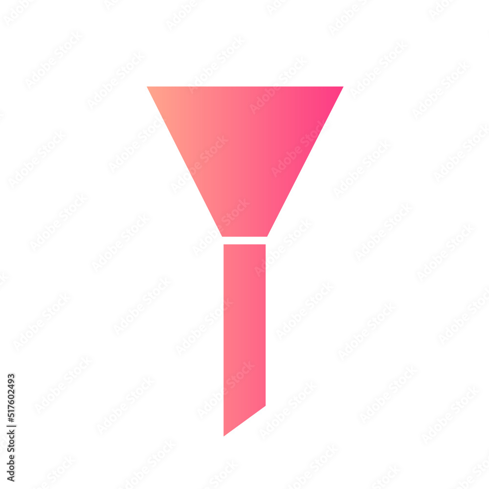 funnel gradient icon funnel gradient icon