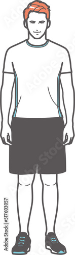 中肉中背の男性