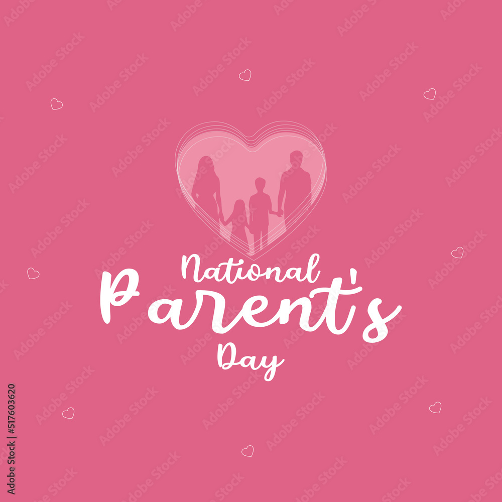 National Parents Day Vector Illustration