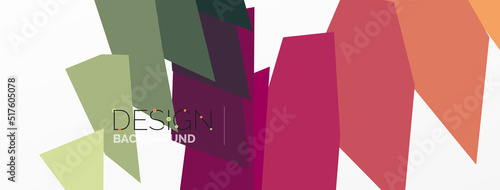 Background colorful shapes template. Wallpaper for concept of AI technology, blockchain, communication, 5G, science, business and technology