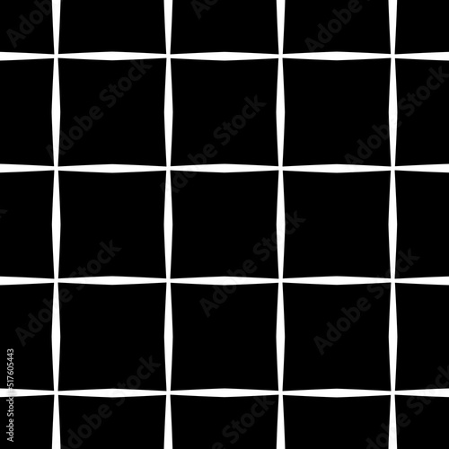 Abstract Black White Seamless pattern. Modern stylish texture with Bold stripes. Geometric abstract background.Cute abstract geometric shape pattern design in black and white. Repeat seamless.