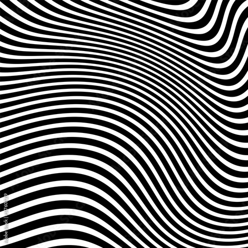 Abstract illustration of a black stripe pattern.hypnosis spiral.Black And White Spiral.seamless wave line pattern.Curved Stripes Abstract Stripes Stock.Abstract Black and White.