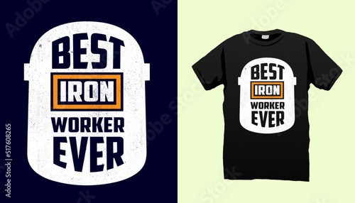 Ironworker welder t shirt design vector