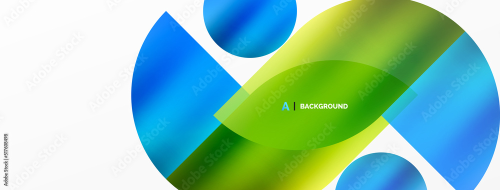 Obraz premium Circle geometric background. Metallic color shiny circles and round shapes. Vector Illustration For Wallpaper, Banner, Background, Card, Book Illustration, landing page