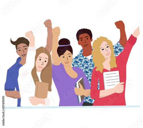 students are glad that they successfully passed the session