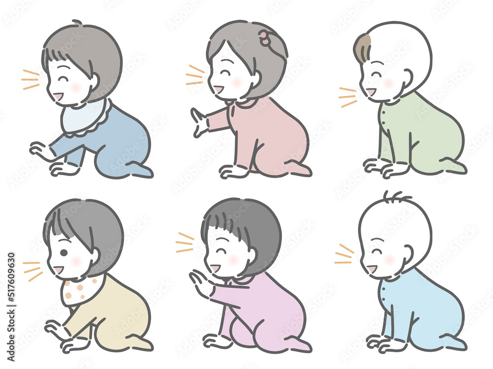 喜ぶ横向き赤ちゃんセット 喜ぶ横向き赤ちゃんセット