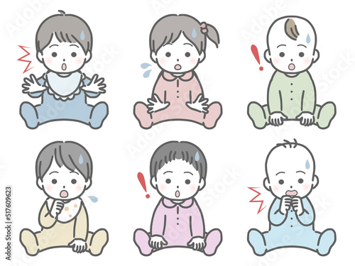 びっくりする赤ちゃんセット