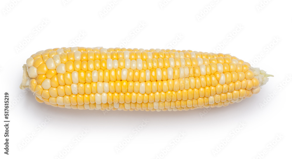 Fresh corn isolated on white background Fresh corn isolated on white background