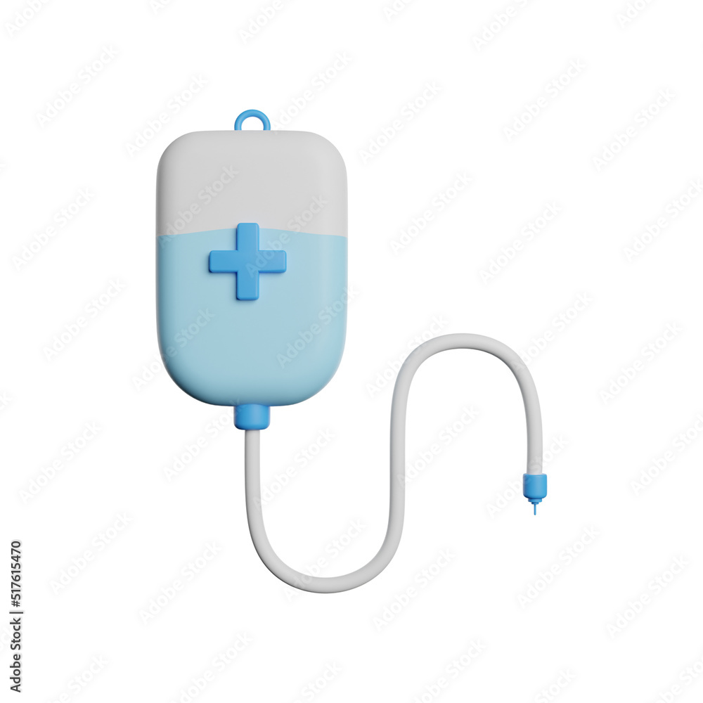 Infusion 3D Rendering Illustration Medical Infusion 3D Rendering Illustration Medical