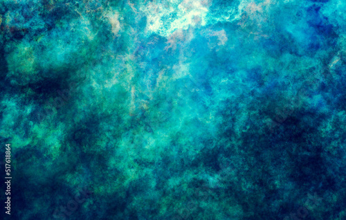 Fantasy blue water abstract background