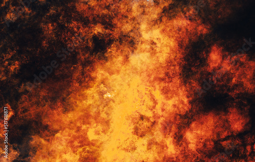 Fantasy fire abstract background