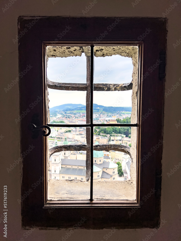 Fototapeta premium Blick nach Salzburg