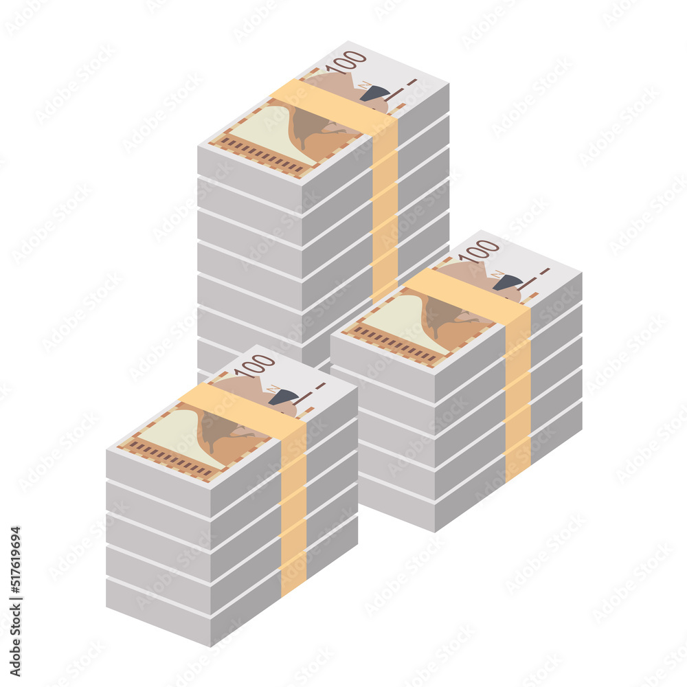 Netherlands Antillean Guilder Vector Illustration. Curaçao and Sint Maarten money set bundle banknotes. Paper money 100 ANG. Flat style. Isolated on white background. Simple minimal design. Netherlands Antillean Guilder Vector Illustration. Curaçao and Sint Maarten money set bundle banknotes. Paper money 100 ANG. Flat style. Isolated on white background. Simple minimal design.