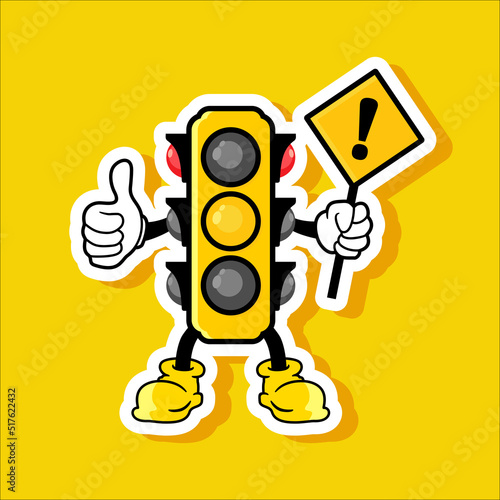 a traffic light character