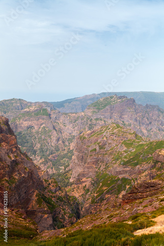 Mountain landscape of Madeira Island  Portugal