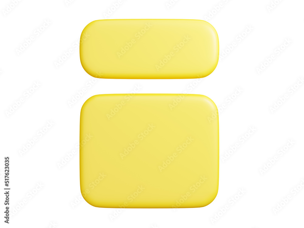 Banner plate 3d render - rectangular shaped yellow plaque with empty space for text for promotion and advertising poster Banner plate 3d render - rectangular shaped yellow plaque with empty space for text for promotion and advertising poster