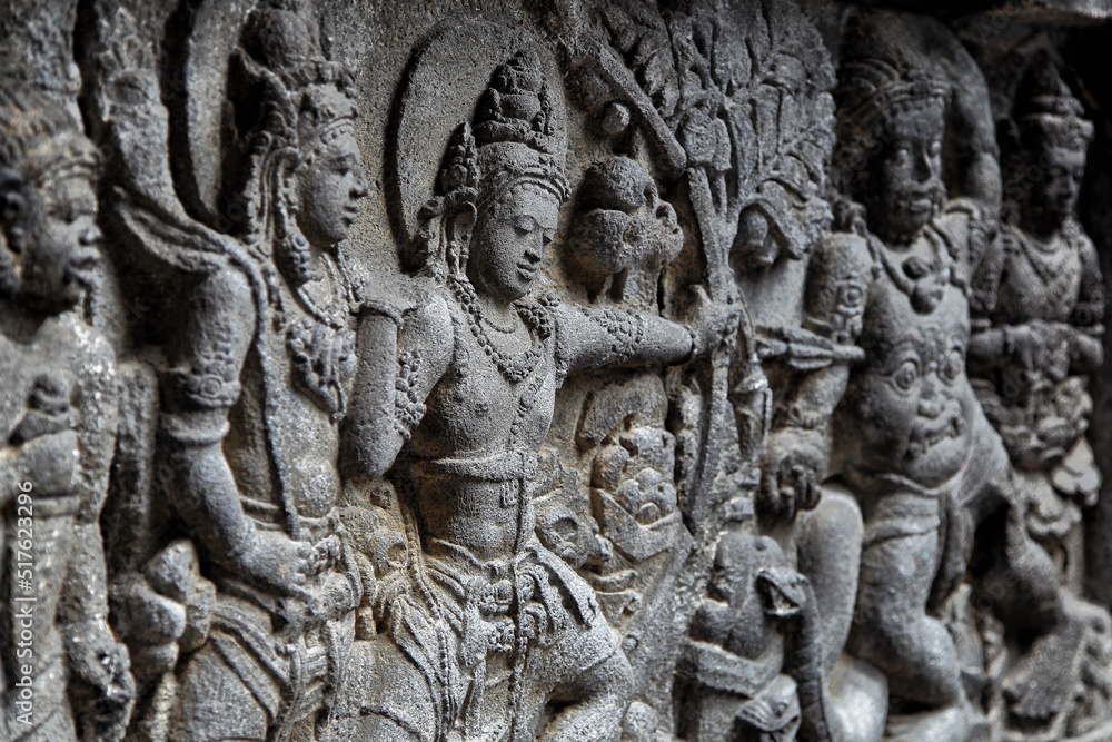 Relief in Candi Prambanan, Prambanan Temple, Yogyakarta, Central Java, Indonesia Relief in Candi Prambanan, Prambanan Temple, Yogyakarta, Central Java, Indonesia