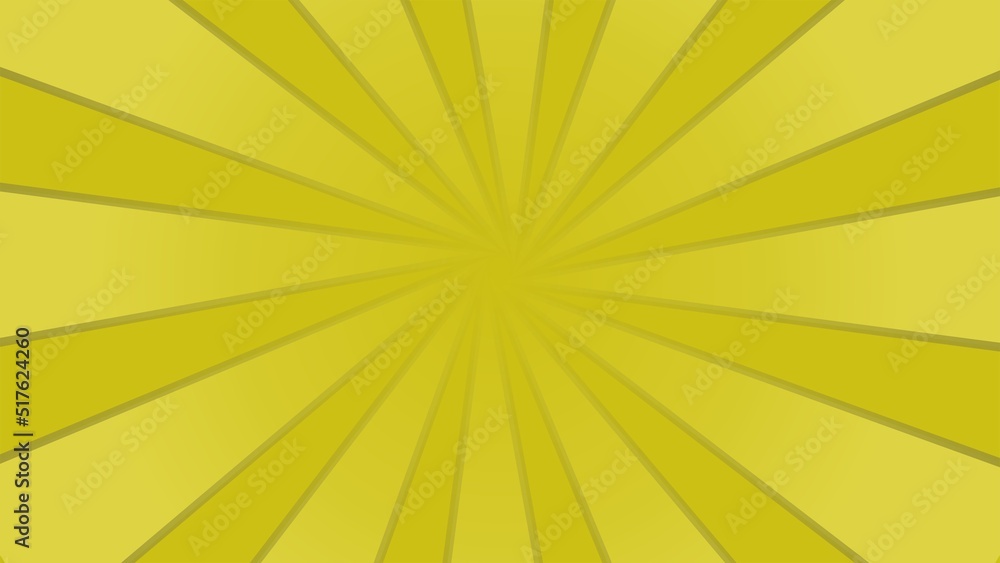 ray background focus line on center. focus line yellow with bold outline blurred on center. can use for comic background or for  background to show your product