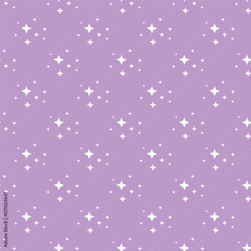 Seamless pattern with stars in the doodle style. Seamless pattern with stars in the doodle style.