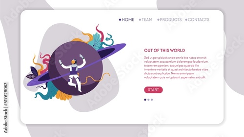 Across universe cosmic program online web page template