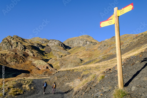 Des Calhaus path, Aran , Lleida, Pyrenean mountain range, Catalonia , Spain, europe