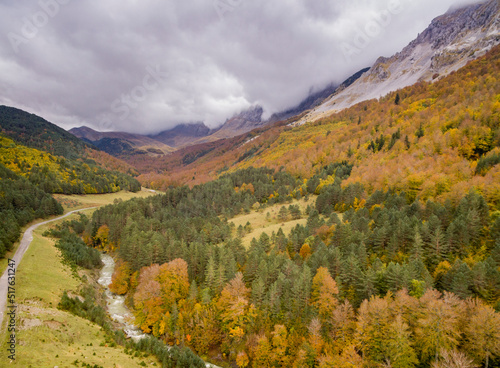 Ravine of Petraficha, Zuriza, western valleys, Pyrenean mountain range, province of Huesca, Aragon, Spain, europe photo