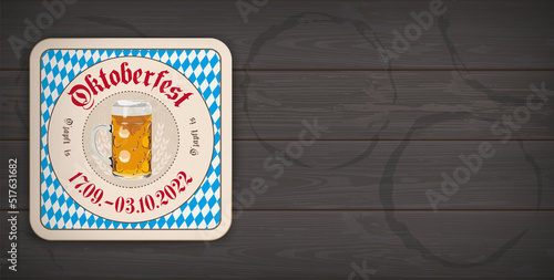 Oktoberfest Bierdeckel 2022