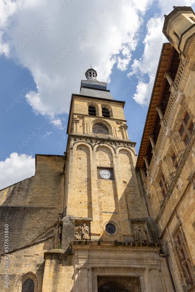 Cathedral of Saint-Sacerdosin Sarlat-la-Caneda, Dordogne, Perigord rgeion in France