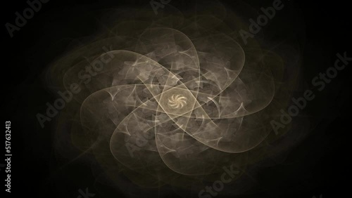 Abstract design made of sacred symbols signs geometry and designs on the subject of astrology alchemy magic