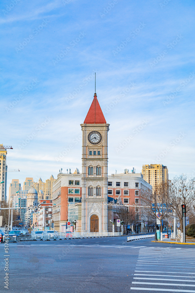Obraz premium Photo of Italian-style architecture in Tianjin