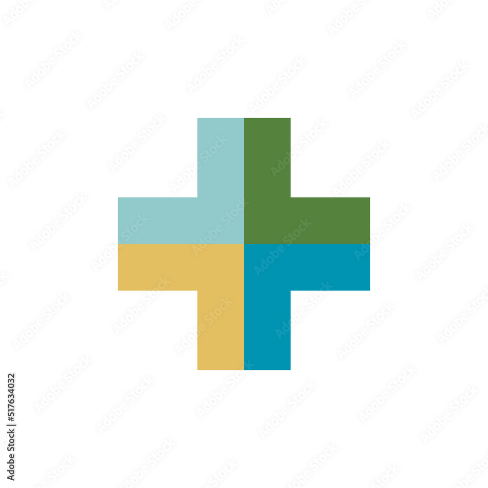 Medical Cross illustration Logo template vector design Medical Cross illustration Logo template vector design