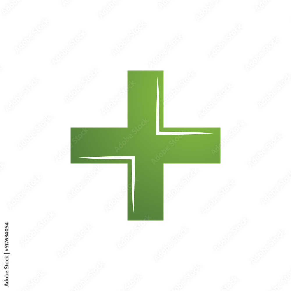 Obraz premium Medical Cross illustration Logo template vector design