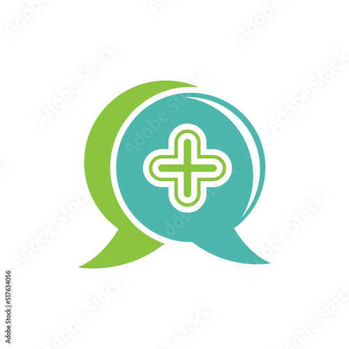 Medical Cross illustration Logo template vector design