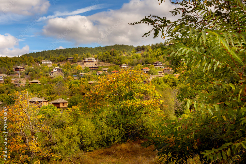 Autumn in Leshten, Rhodope mountains, Bulgaria